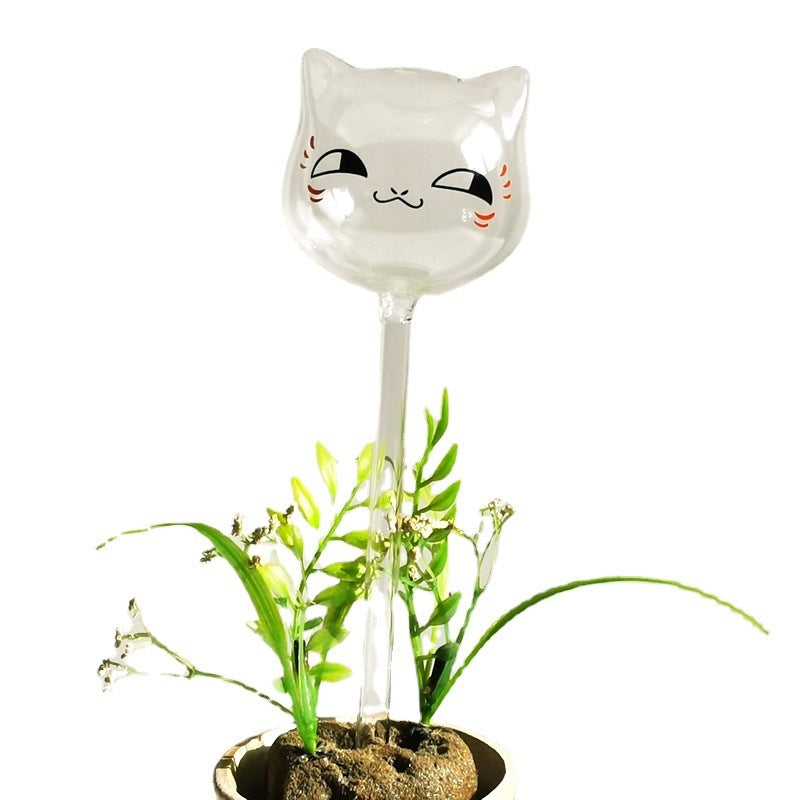 Household Fashion Personality Cute Cat Glass Watering Device