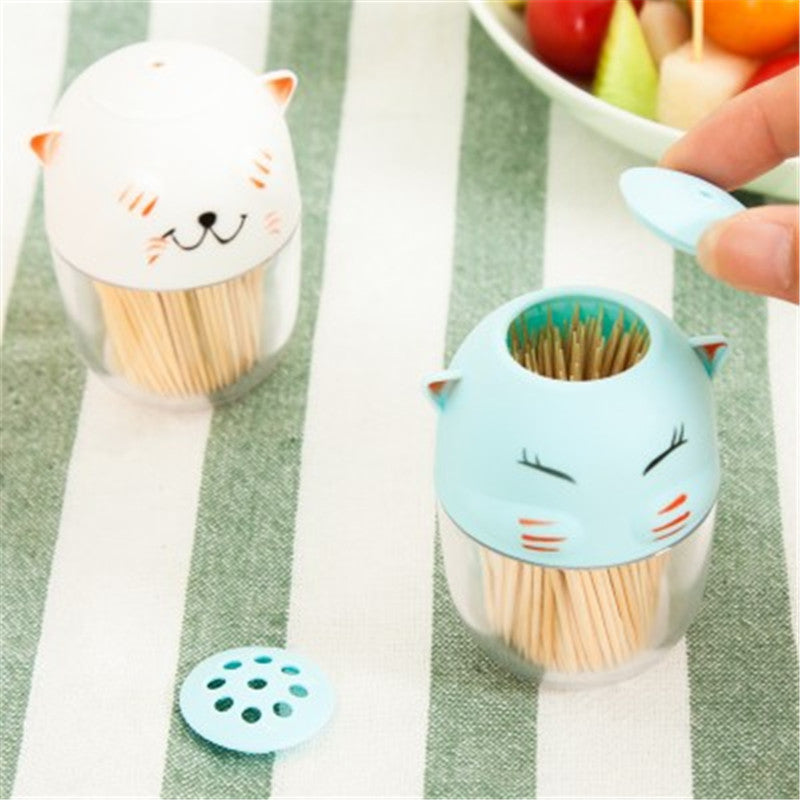 Creative Cute Cartoon Cat Toothpick Box