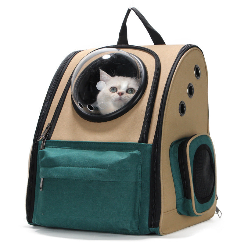 Cat Dog Out Door Portable Backpack