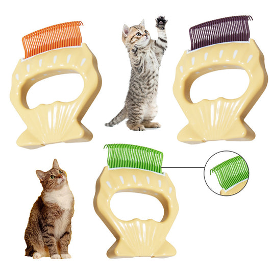 Pet Shell Comb To Remove Floating Hair Cat And Dog Cleaning Supplies Pet Bath Massage Cat Combing Brush