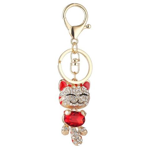 Lucky Smile Cat Key Chains