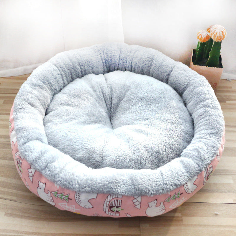 Dog And Cat Litter Padded With Round Cotton