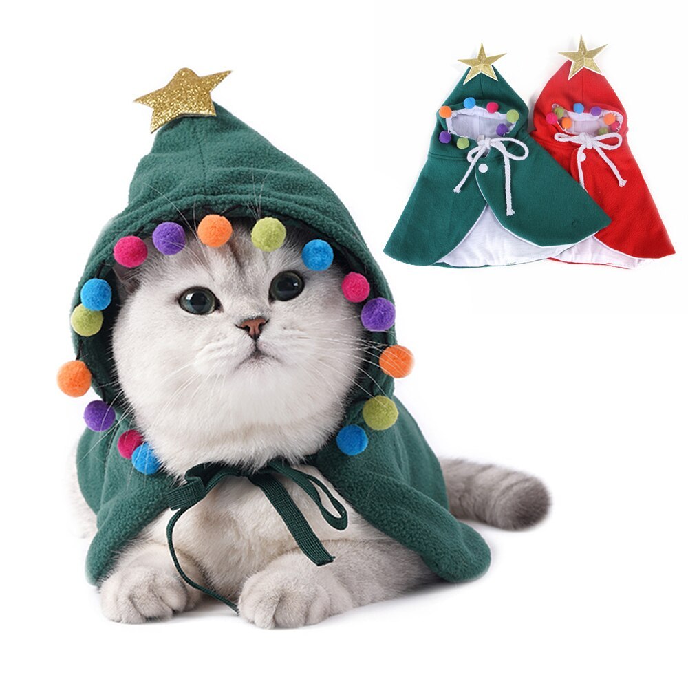 Halloween cat clothes cloak