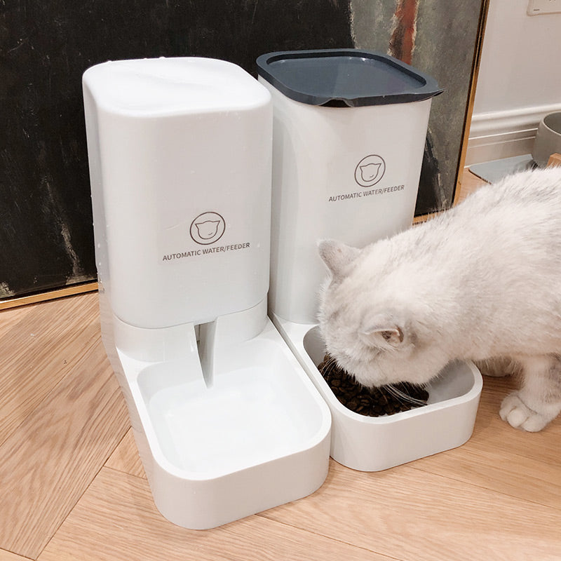 Automatic Refilling Large-Capacity Water Feeder Cat Pet Automatic Feeding Water Feeder Cat Bowl Food Utensils