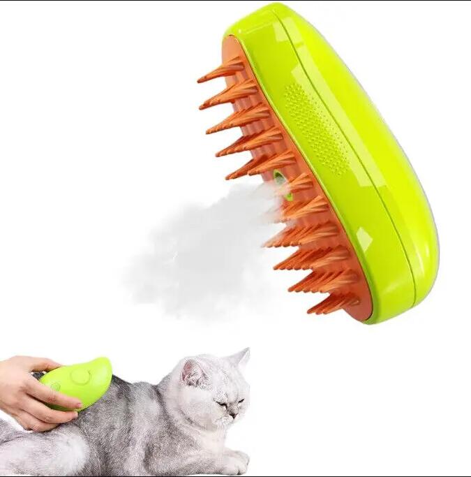 3 in 1 self-cleaning Massage Combs Effective cat steamy brush Pet dog steam brush