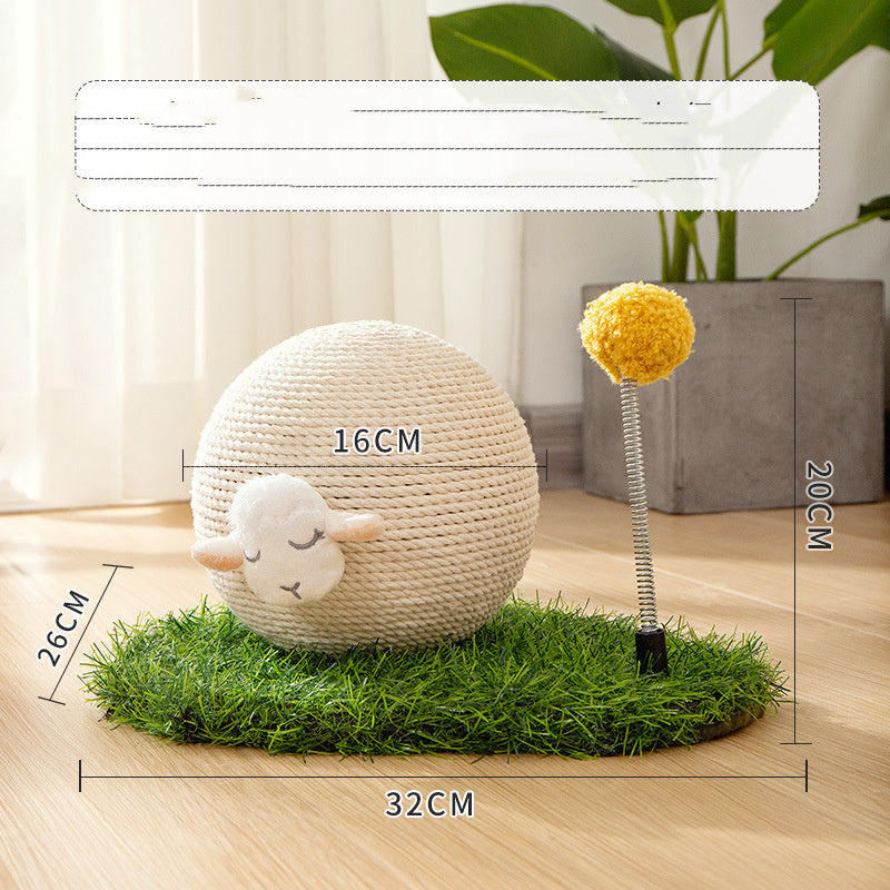 Cat Scratching Board Claw Sharpener Vertical Lamb Sisal