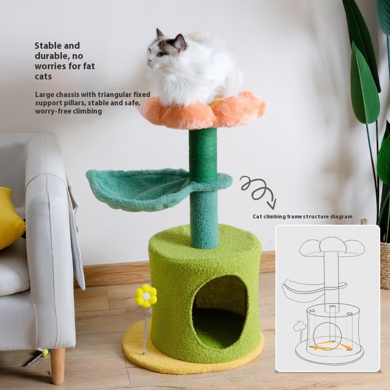 Sisal Flower Cat Climbing Frame