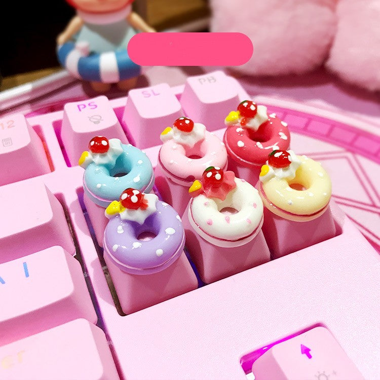 Personality Cat Claw Key Cake Cute Beauty Girl Square