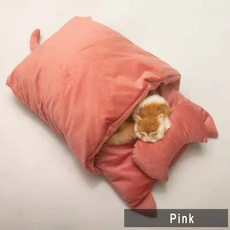 Warm And Removable Cat Sleeping Bag