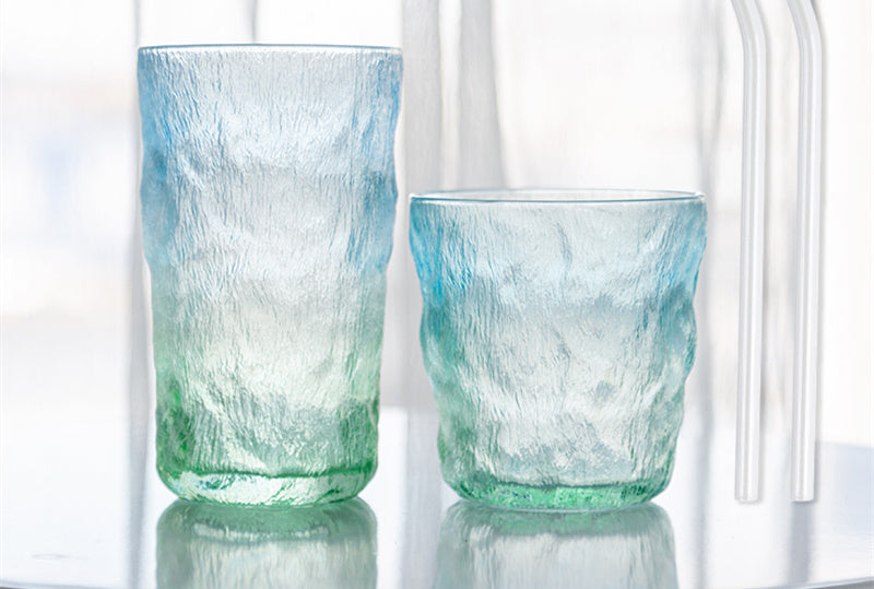 Cat Kitchen Glacier Pattern Glass