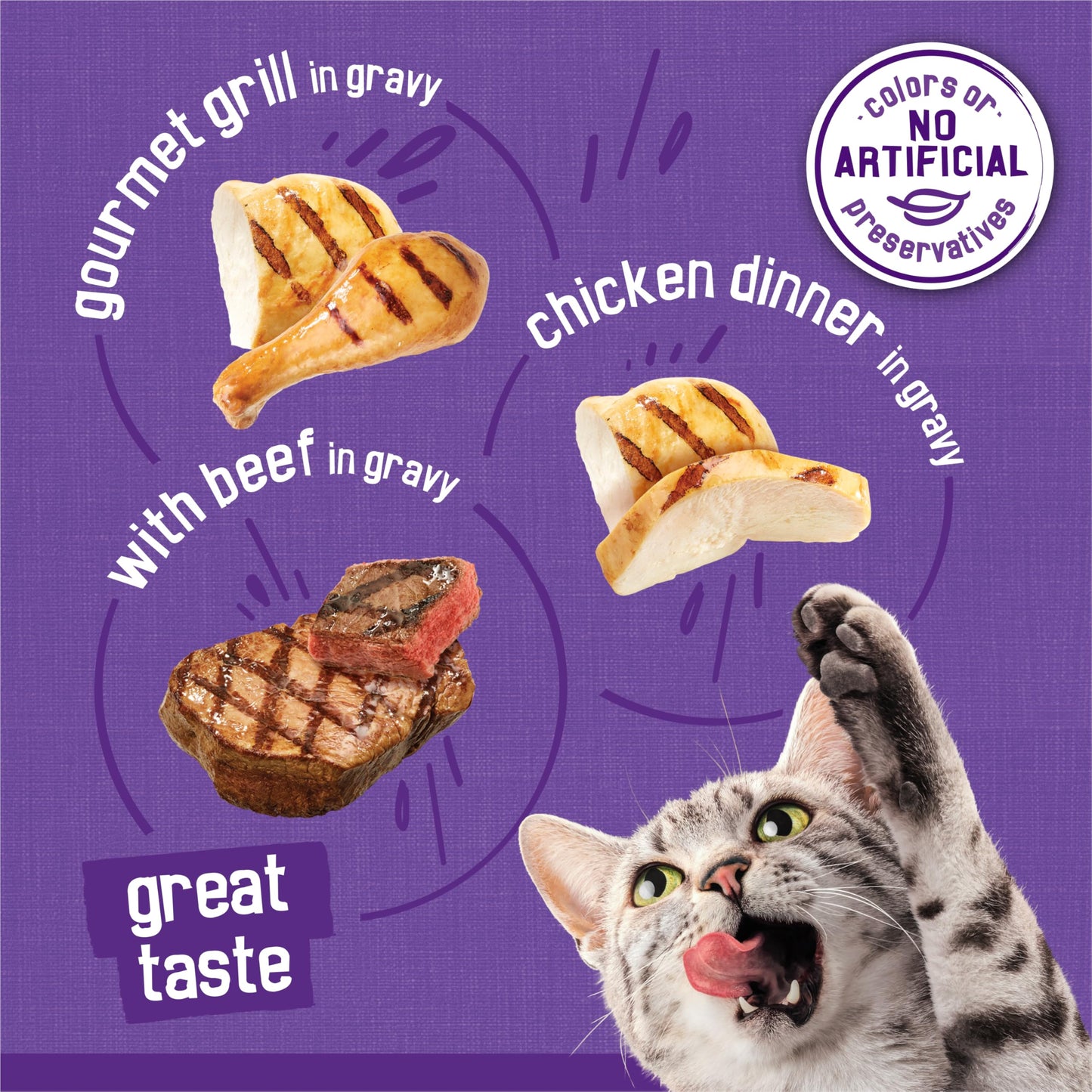 Purina Friskies Gravy Wet Cat Food Variety Pack, Meaty Bits - (Pack of 24) 5.5 oz. Cans