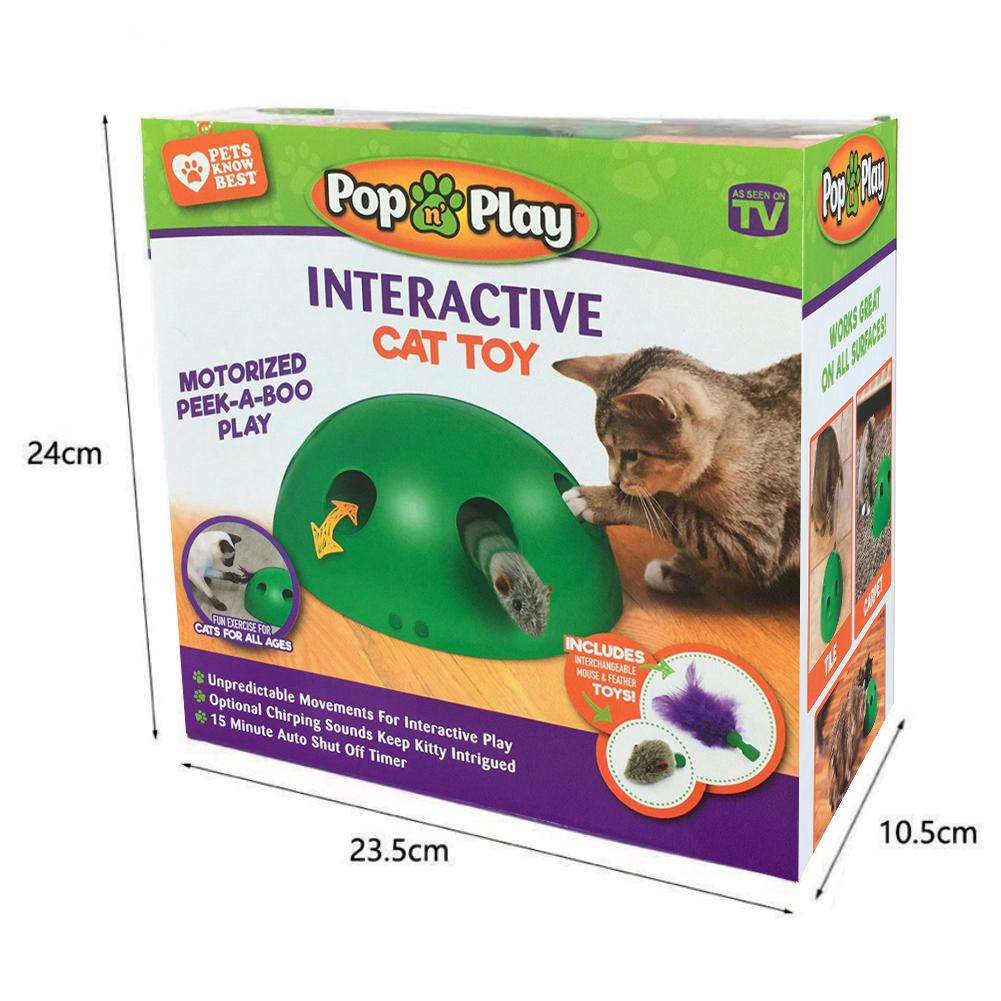 New Cat Toy Pop Play Pet Toy Ball POP N PLAY Cat Scratching Device Funny Traning Cat Toys For Cat Sharpen Claw Pet Supplies