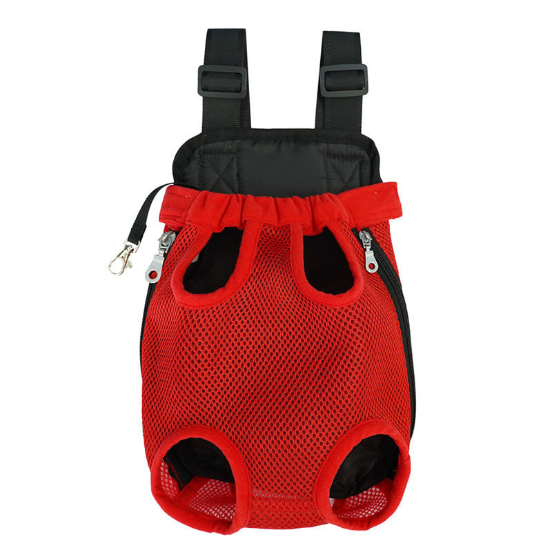 Dog Cat Pet Backpack Portable Mesh Breathable Small And Medium-sized Dogs