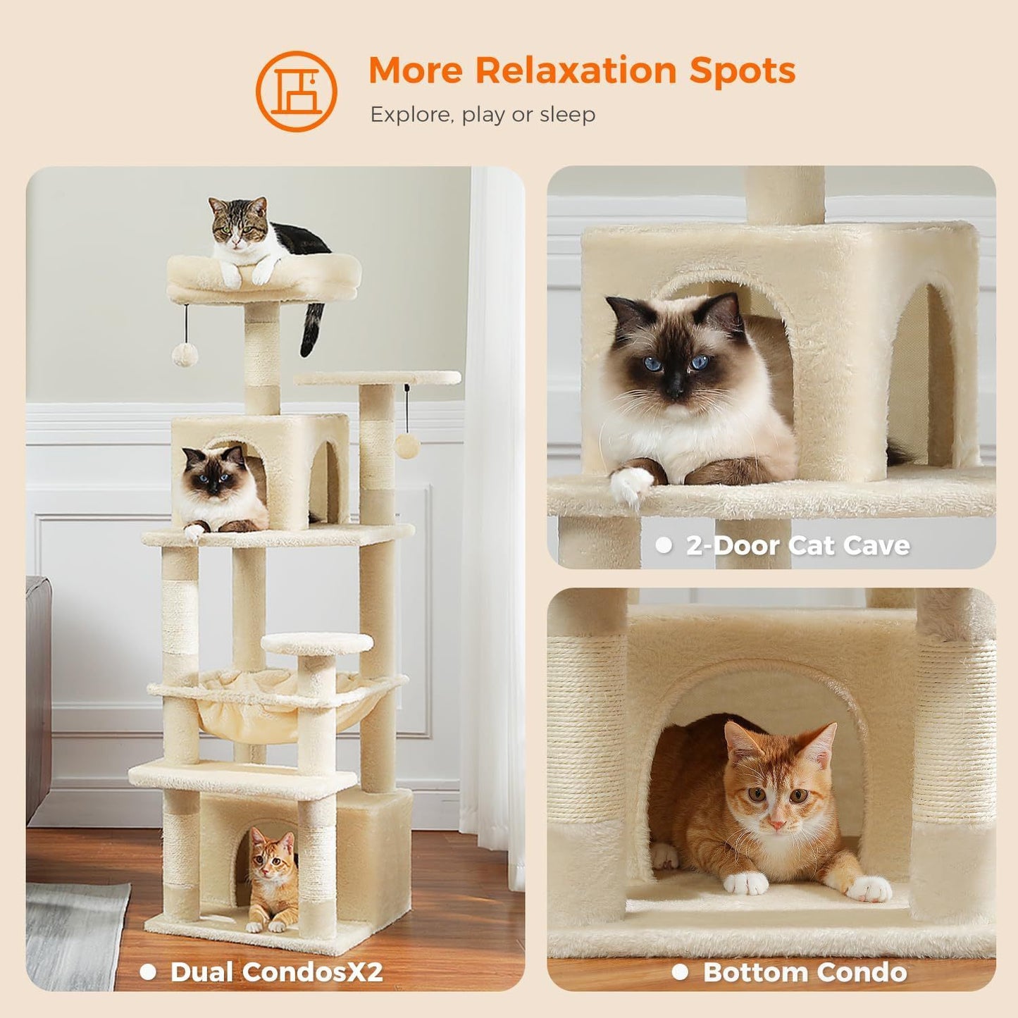 MDF Minimalist Cat Climbing Frame