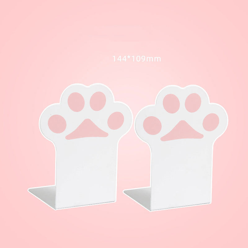 Cute Cute Cat Paw Book Stand Bookshelf Desktop