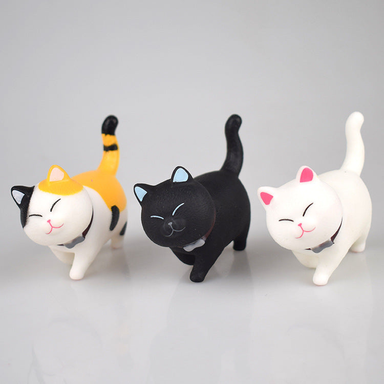 Super Cute Egg Bell Cat Cake Decoration