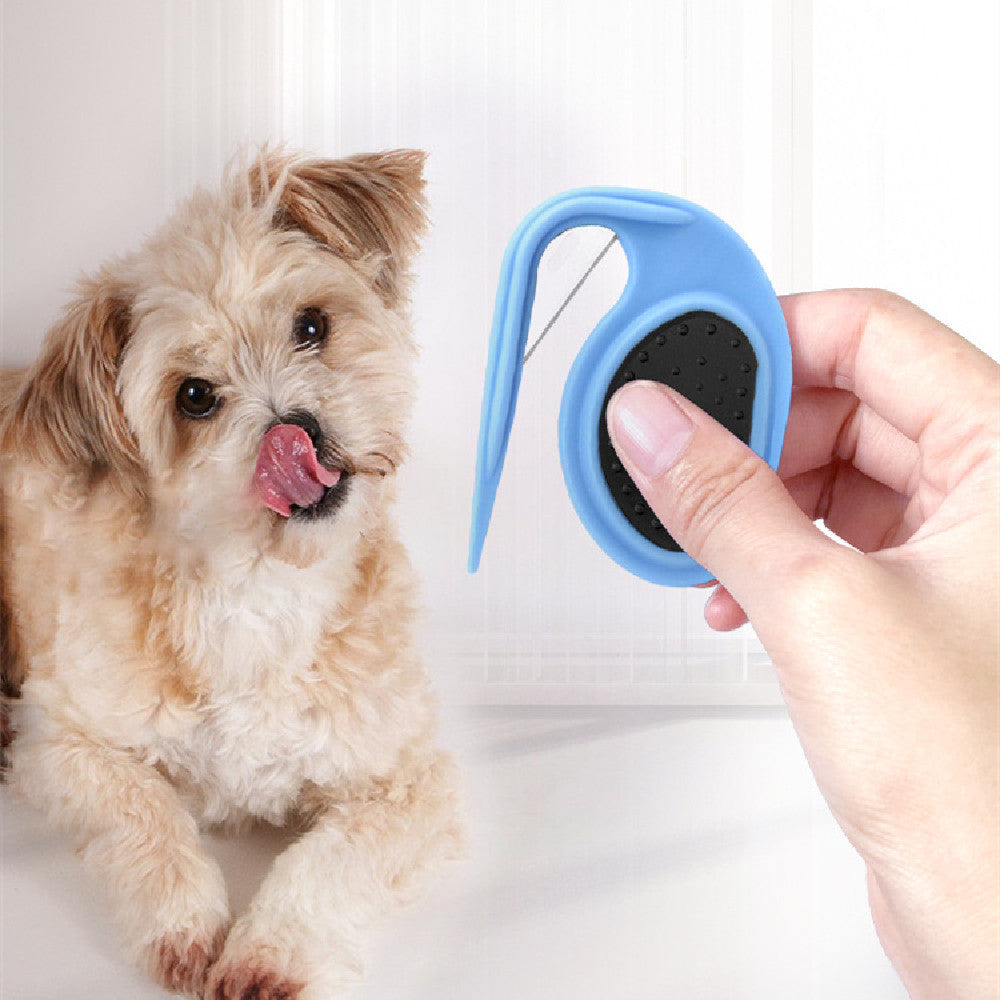 New Cat Dog Comb Pet Open Knot Comb Cat Puppy Hair Fur Shedding Grooming Trimmer Comb Blade Comb Cat Brush