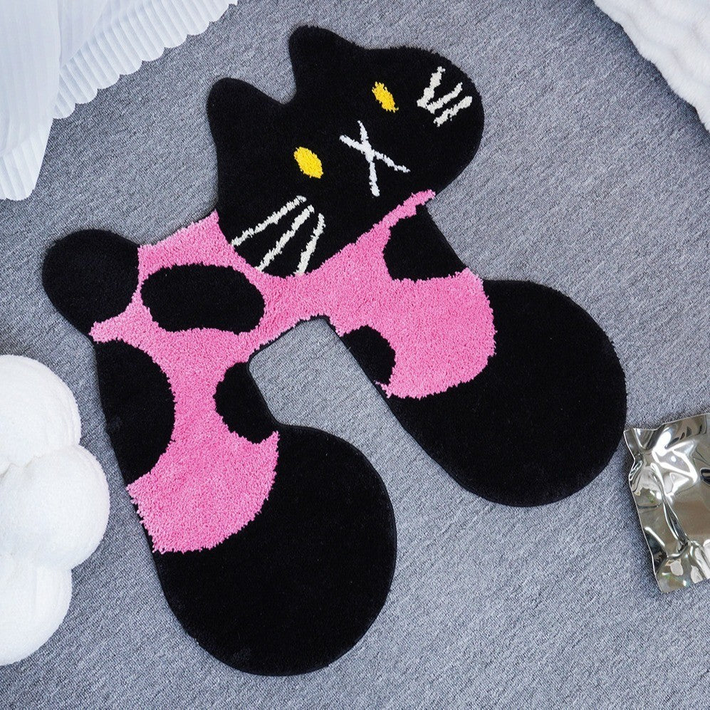 Home Fashion Statement Cat Flocking Carpet