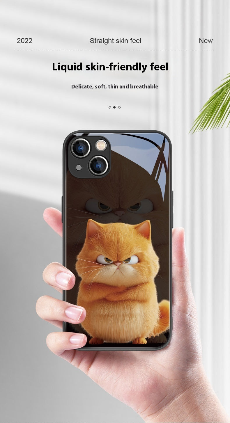 Cat Mirror Niche Phone Case