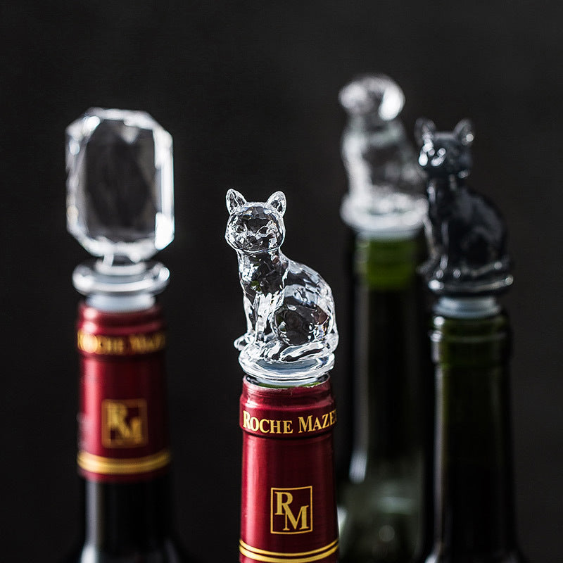 Household Cute Cat Animal Creative Wine Bottle Stopper