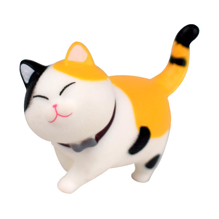 Super Cute Egg Bell Cat Cake Decoration