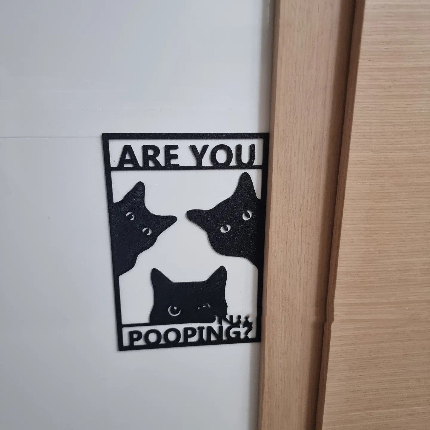 Bathroom Decoration Cat Korean Style