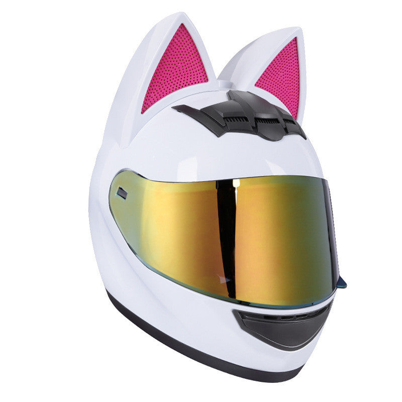 Electric Motorcycle Cat Ear Helmet