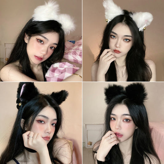 Cute Fox Ears Headdress Photo Cat Maid