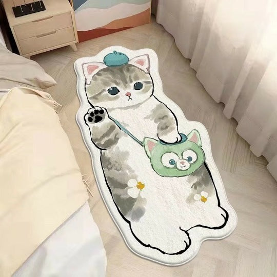 Cat Floor Mat Imitation Cashmere Bed Blanket