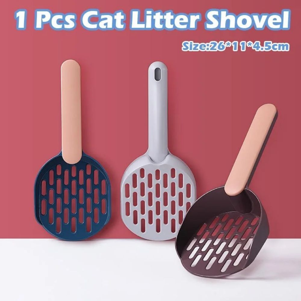 Cat Litter Shovel Plastic Cats Poop Scoop Pet Cleanning Tool Cat Toilet Products Durable Litter Box Cleaner Shovel