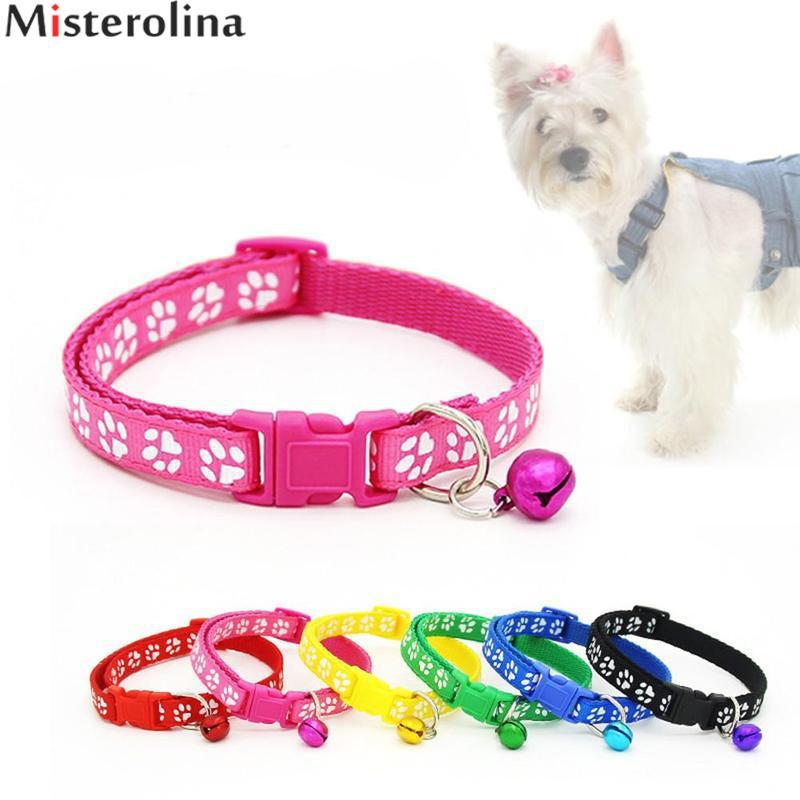 Safety Nylon Cat Collar Lovely Lovely Adjustable Pet Collar Cats Collars With Bell