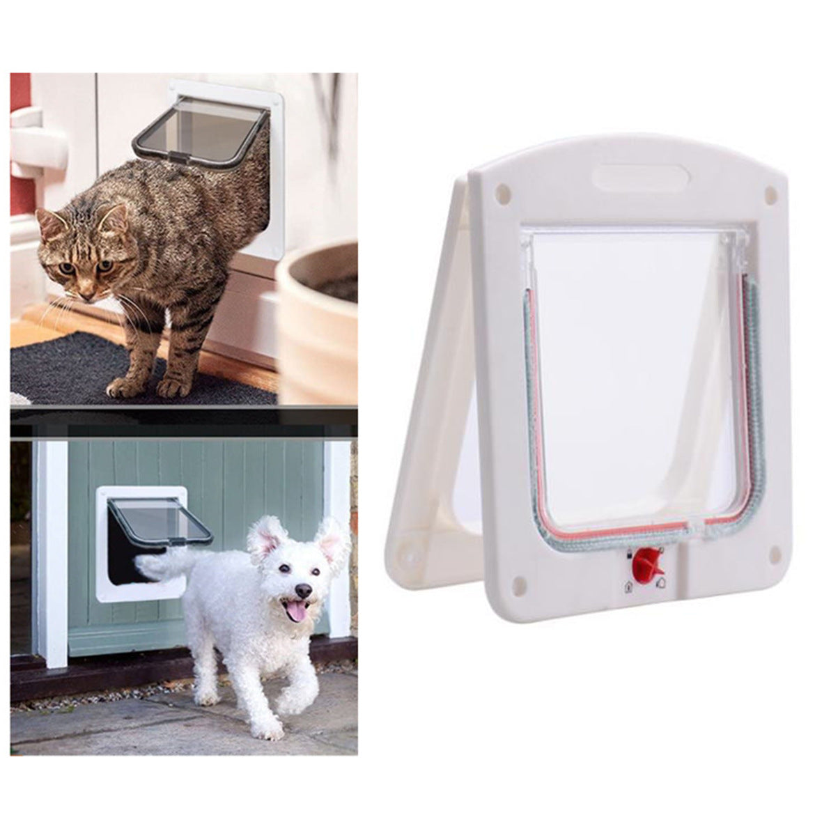 Cat And Dog Doorway Can Control The Direction Of Access Pet Door Free Access To The Security Door