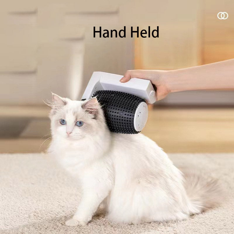 Pet Intelligent Automatic Cat Brush Corner Rubbing Brush Cat Scratching Massage To Remove Floating Hair Cat Massager