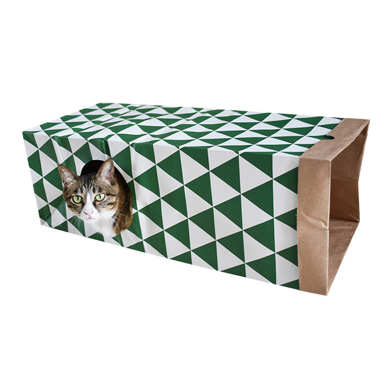 Kraft Paper Cat Nest Tent Cat Toy Tunnel