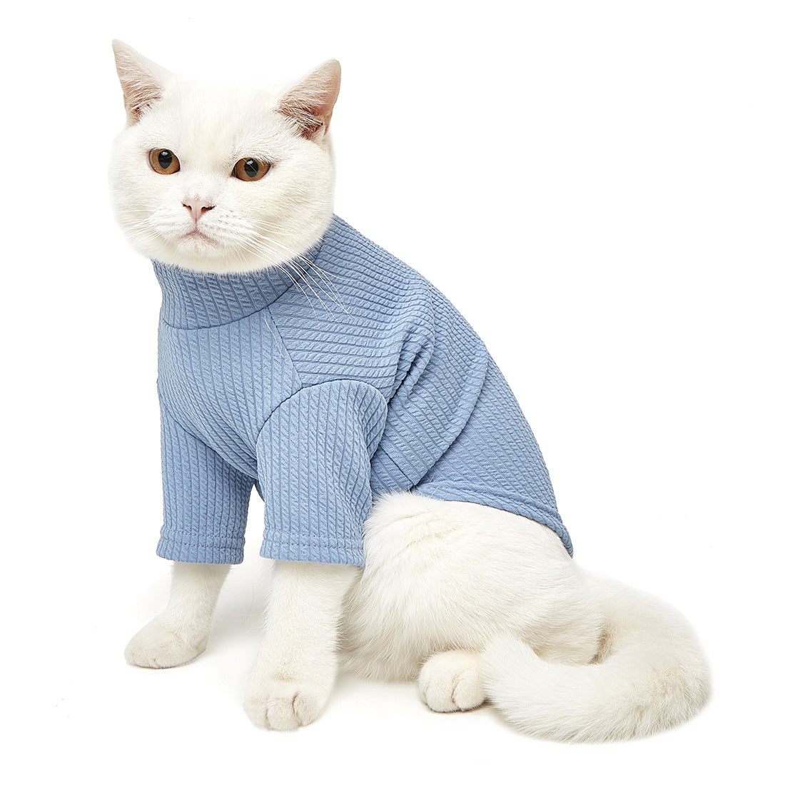 Spring And Summer Thin Solid Color Puppy Vest Two-Legged T-Shirt Cat Two-Legged Pet Clothes