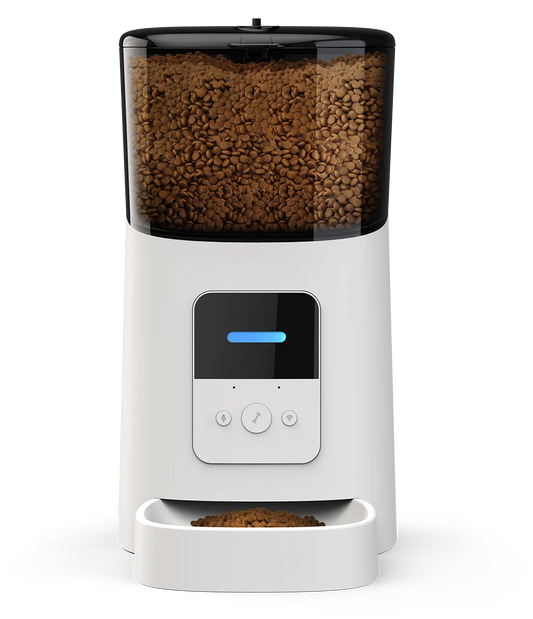 Smart Feed Automatic Cat Feeder Wi-Fi Enabled Pet Feeder Smartphone App for iPhone  Voice Recorder and Programmable feed