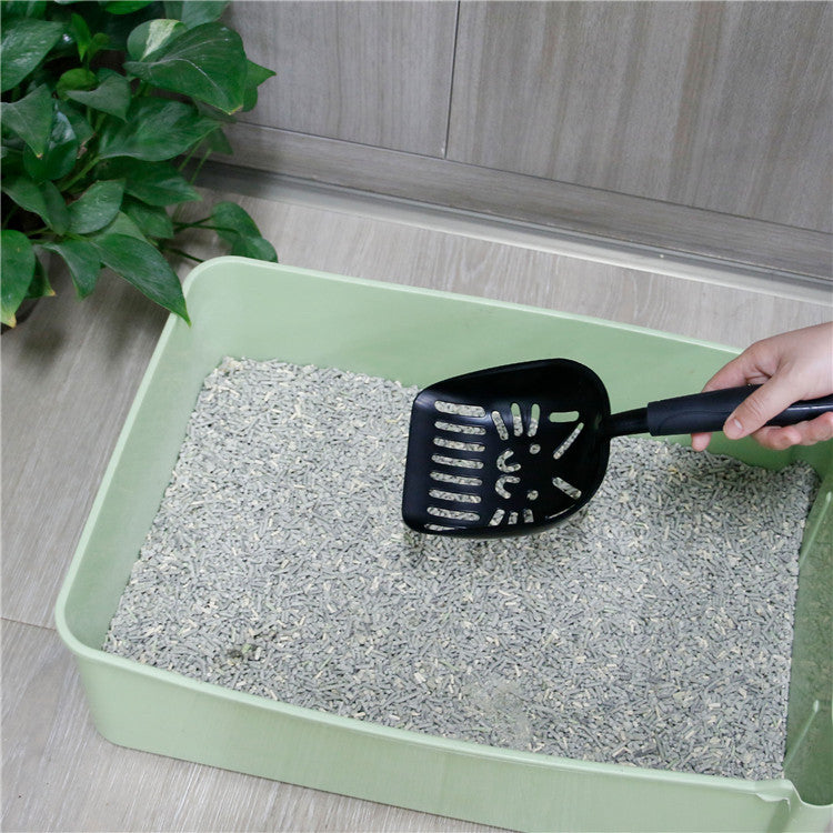 Pet Large Alloy Cat Litter Scoop Plastic Handle Cleaning