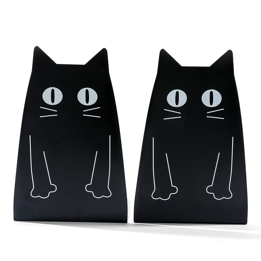 Cute Cat Creative Metal Cutting Book Stand