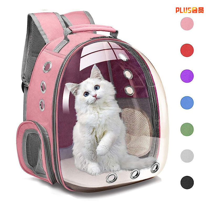 Portable Large Capacity Small Transparent Backpack Cat Bag