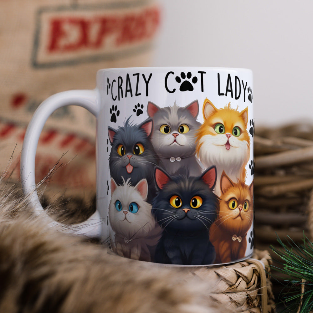 Cat Lover Birthday Gift Coffee Mug