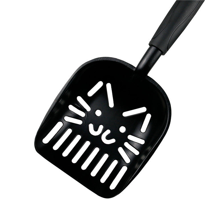 Pet Large Alloy Cat Litter Scoop Plastic Handle Cleaning