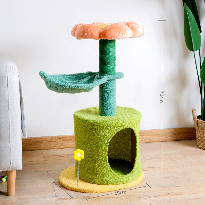 Sisal Flower Cat Climbing Frame