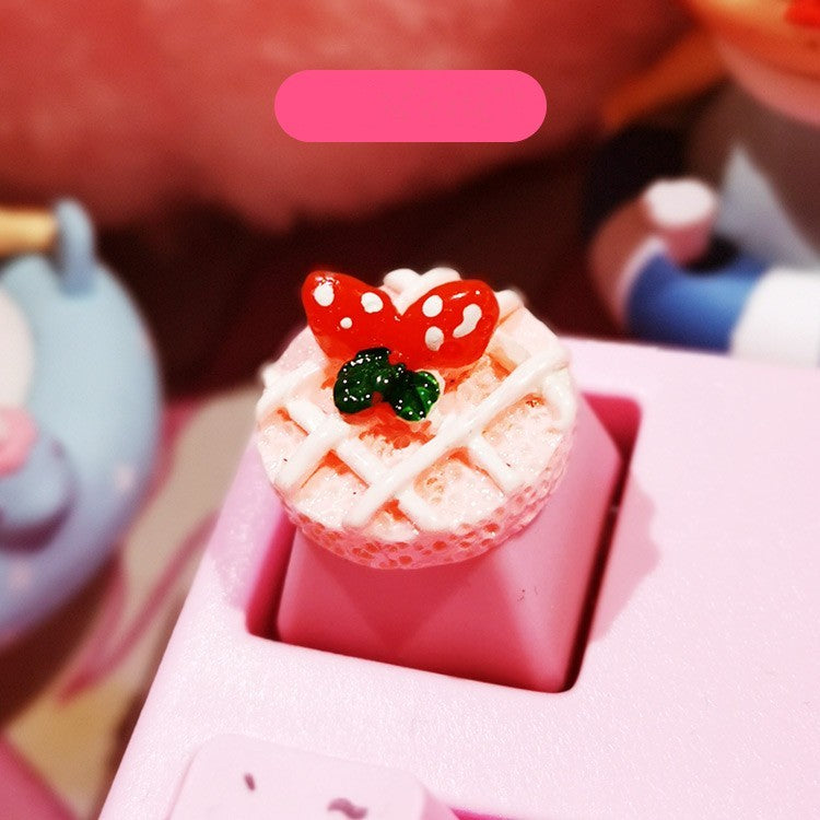 Personality Cat Claw Key Cake Cute Beauty Girl Square