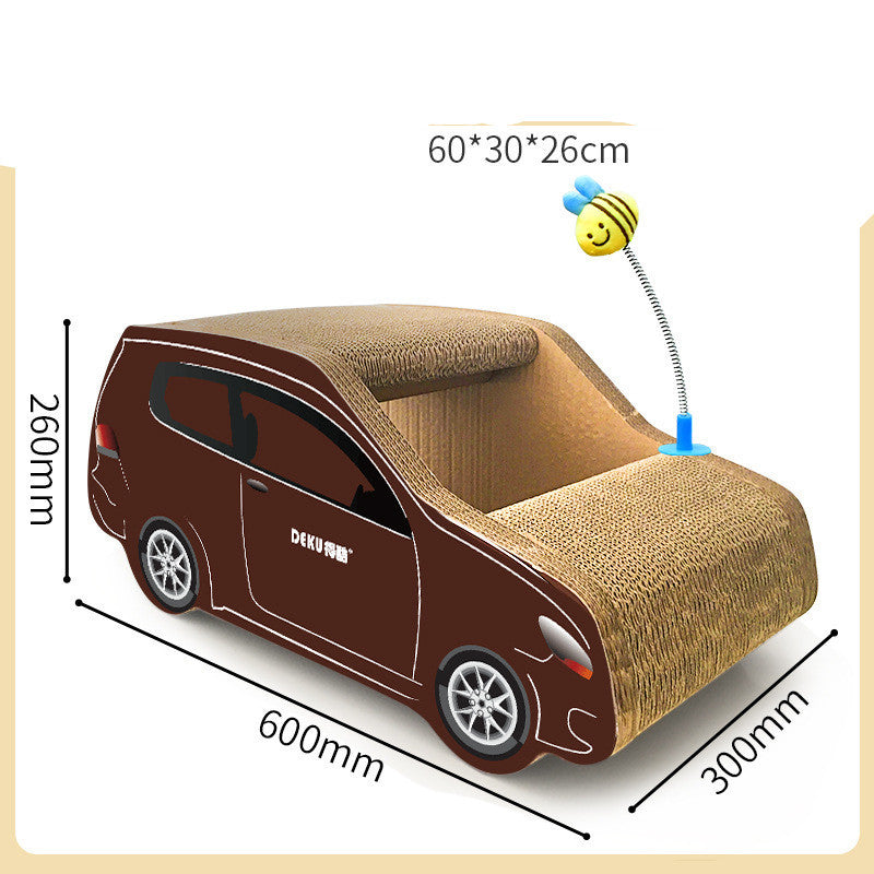 Cat Scratching Scooter SUV Car Shaped Scratching Board