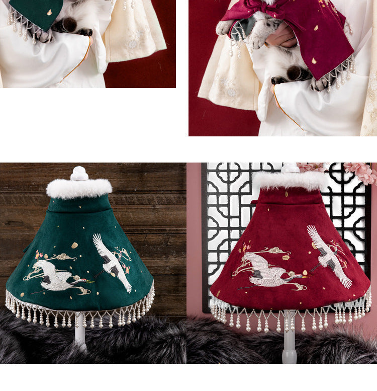 Pet Shawl Hanfu Cat And Dog Clothes