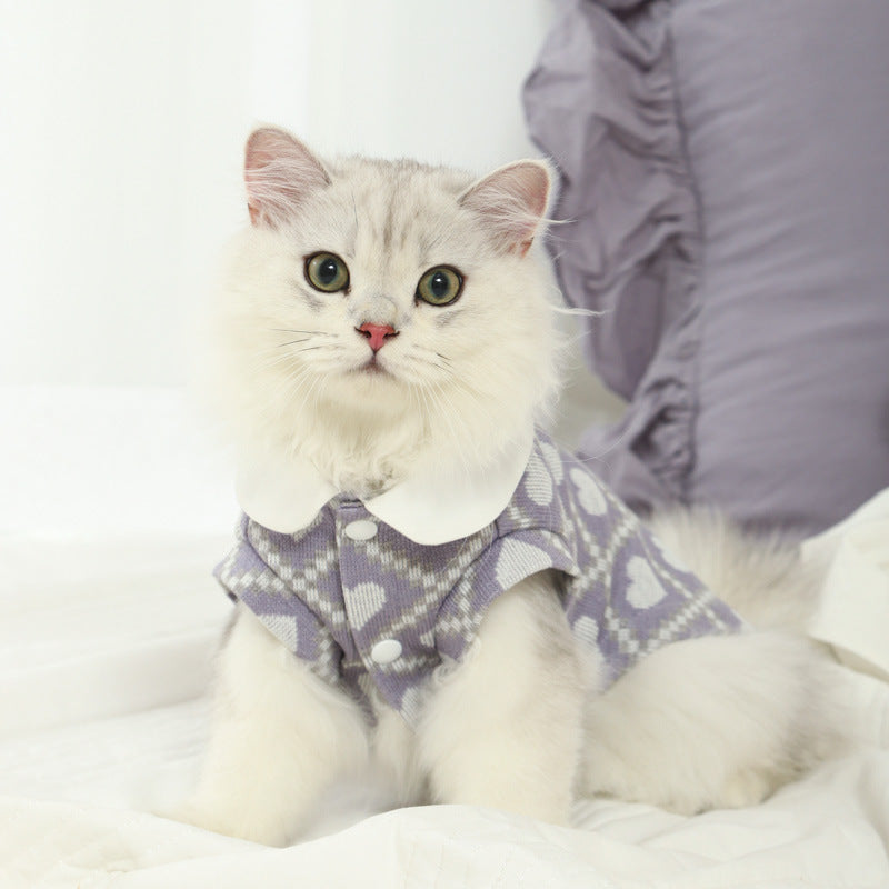 Anti-lint Summer Thin Cat Clothes