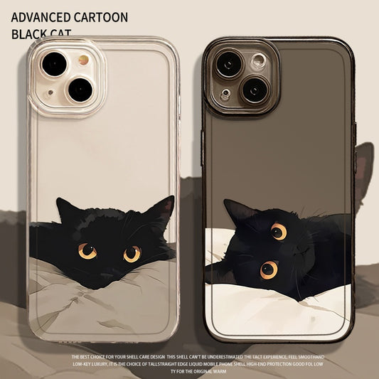 Black Cat High Sense Couple Phone Case