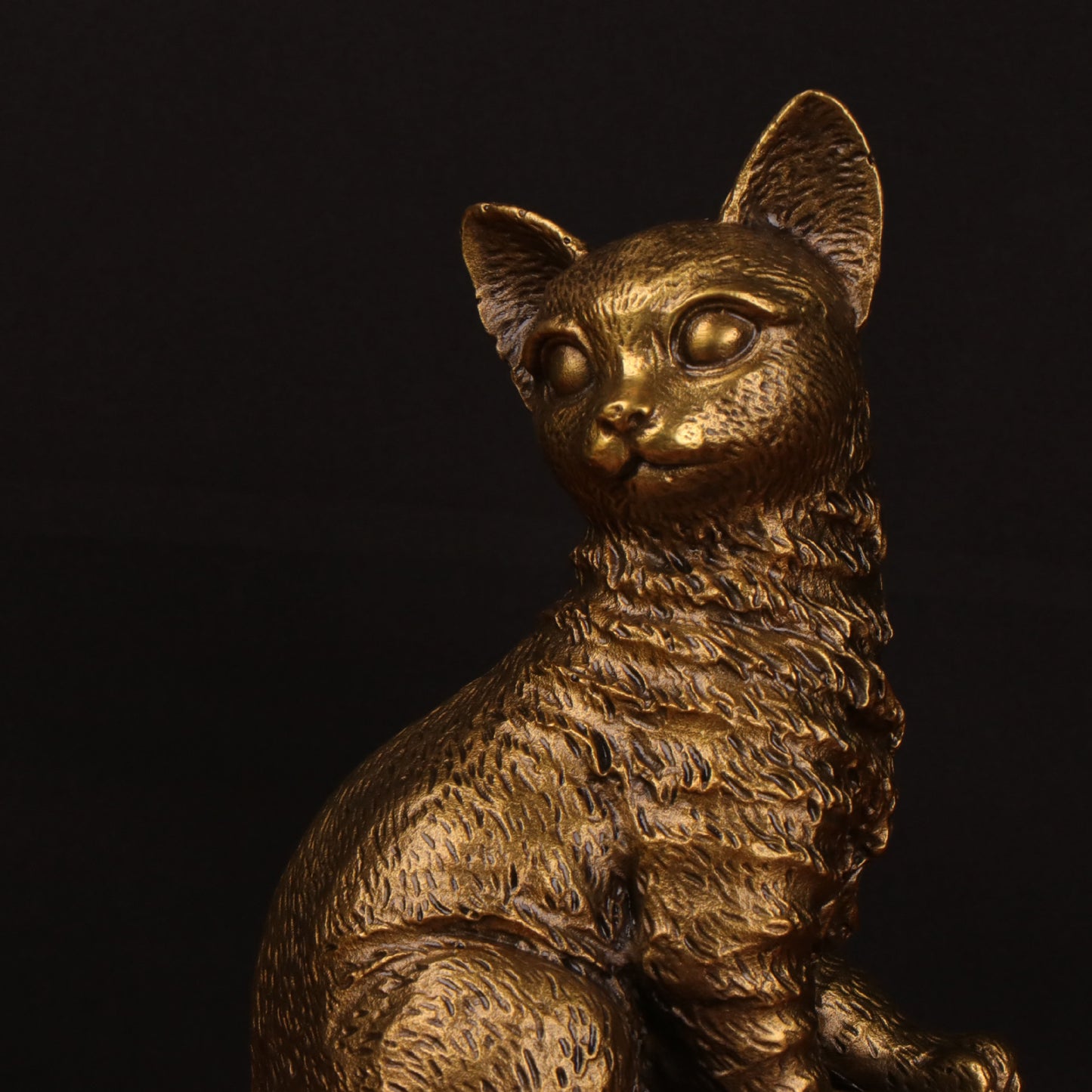 Pure Copper Cat IngotHome Office Ornaments