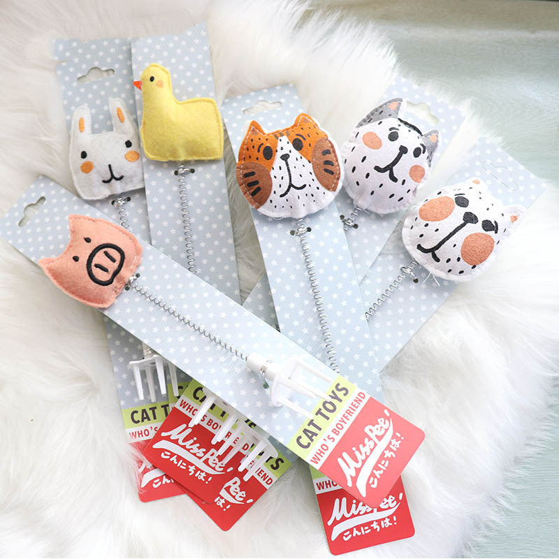 Fashion Funny Cat Stick Self Hi Toy