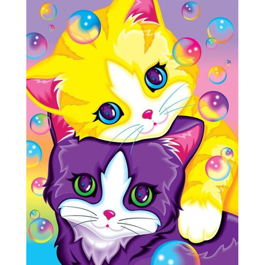 Diamond Painting Cartoon Cat Embroidery Cross Stitch